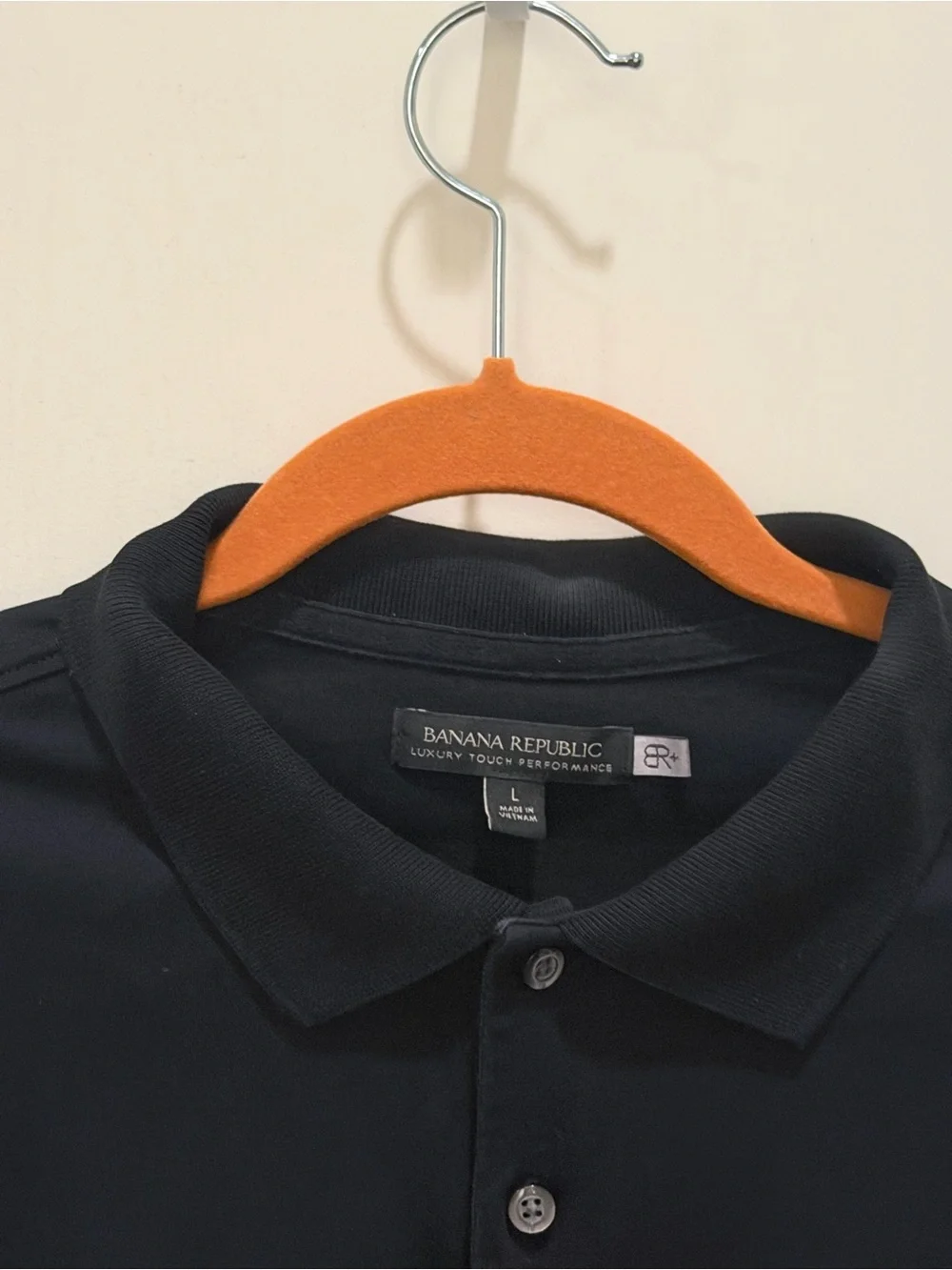 Banana Republic Men's Black Polo Shirt